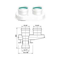 Адаптер котла для дымохода одноблочный Termica (TADA01)