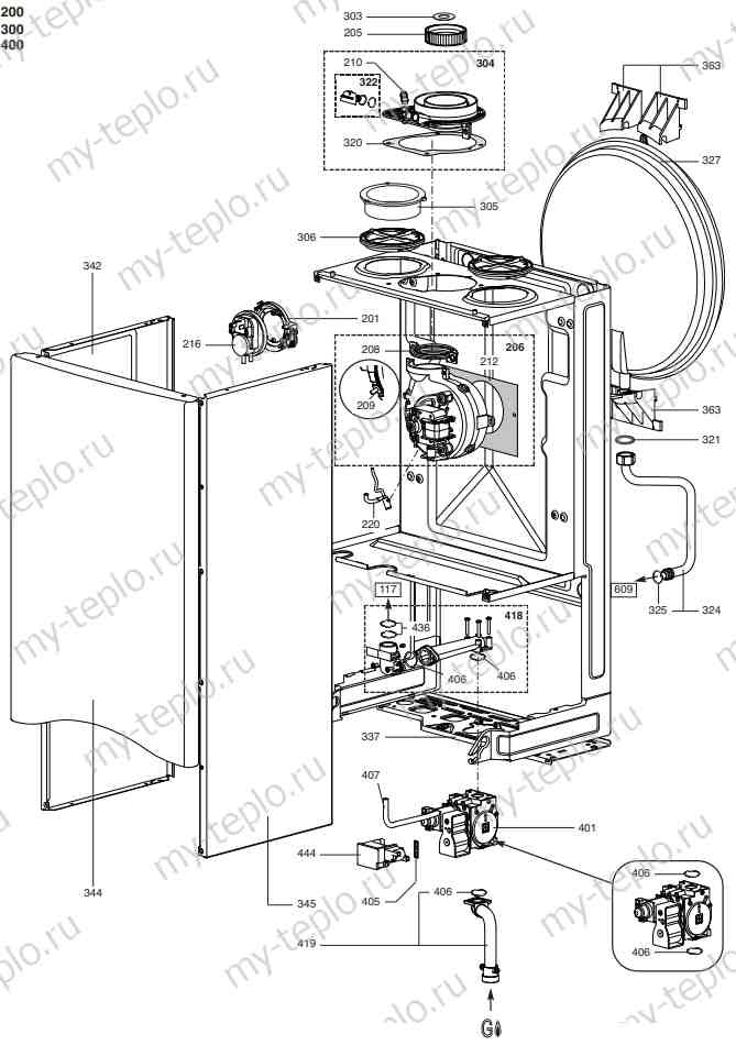 Запчасти Ariston EGIS 24 FF купить в Мурманске